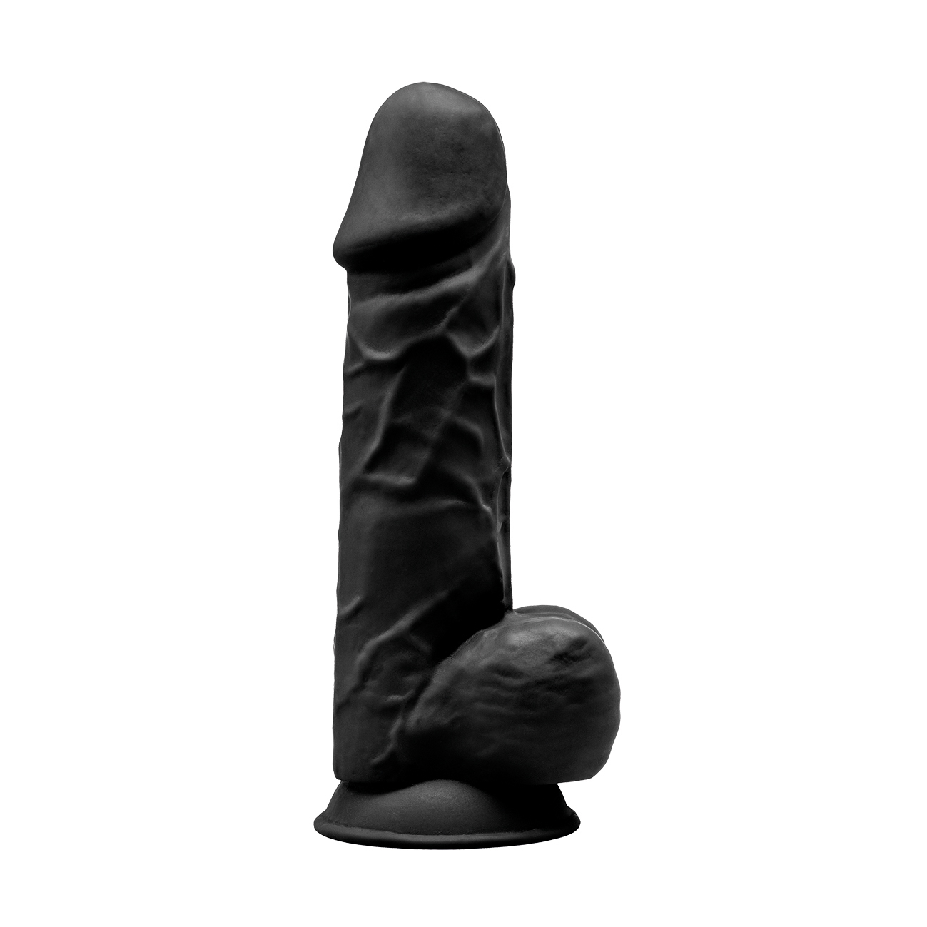 SILEXD Dual Density Silicone Dildo Model 1 black (8,5")