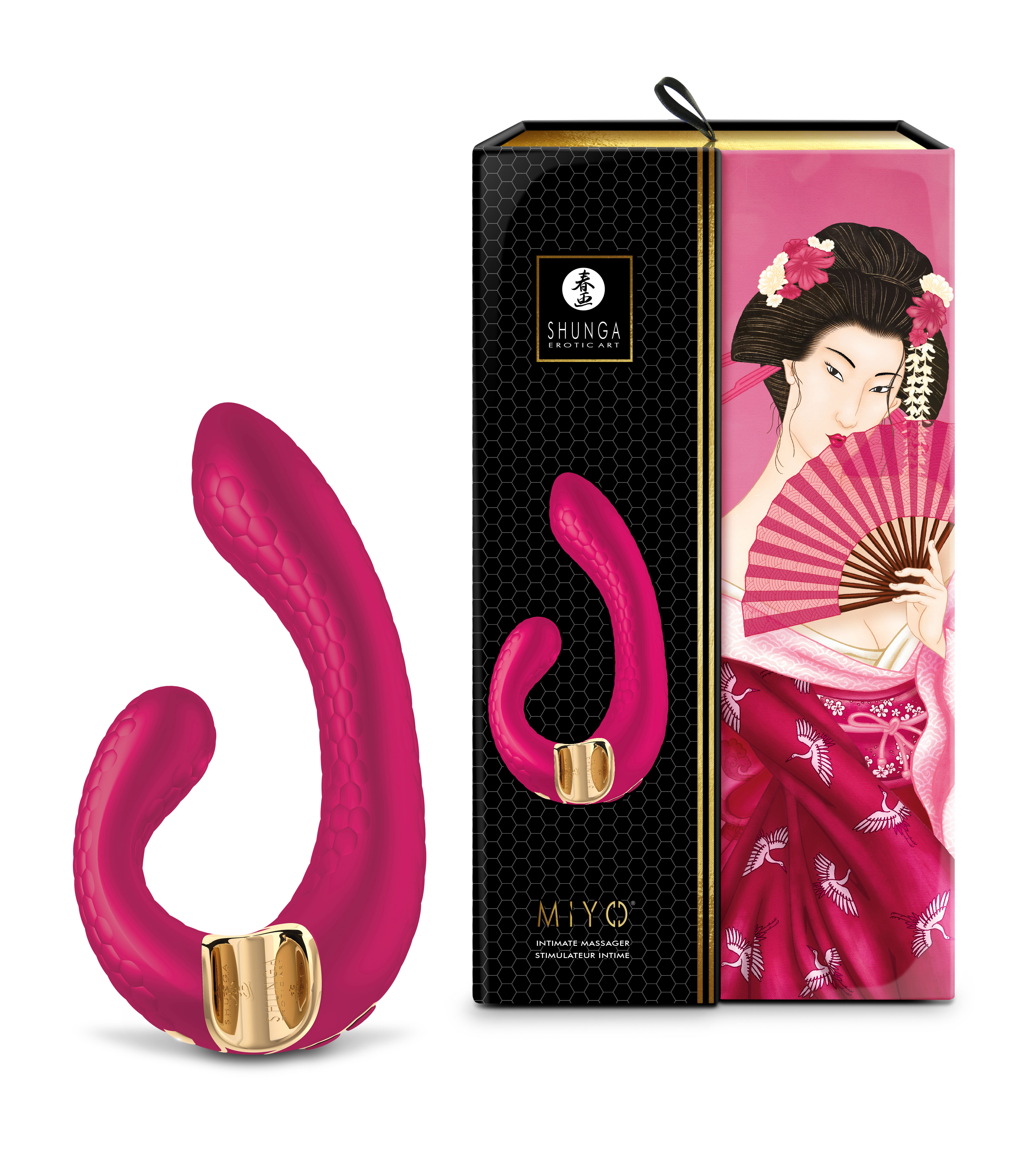 Shunga - MIYO - Intimate massager raspberry