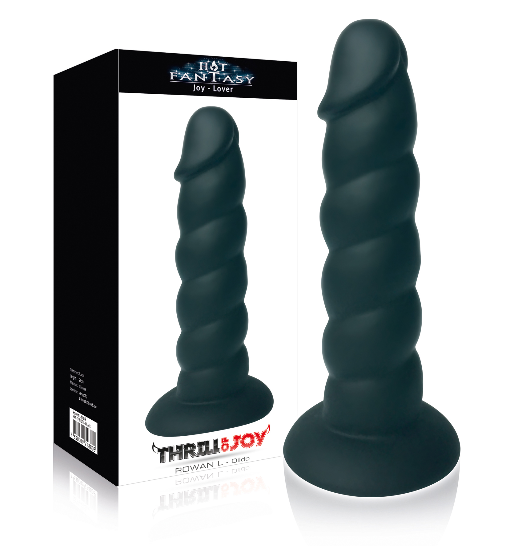 HOT FANTASY Thrill of Joy Dildo L black