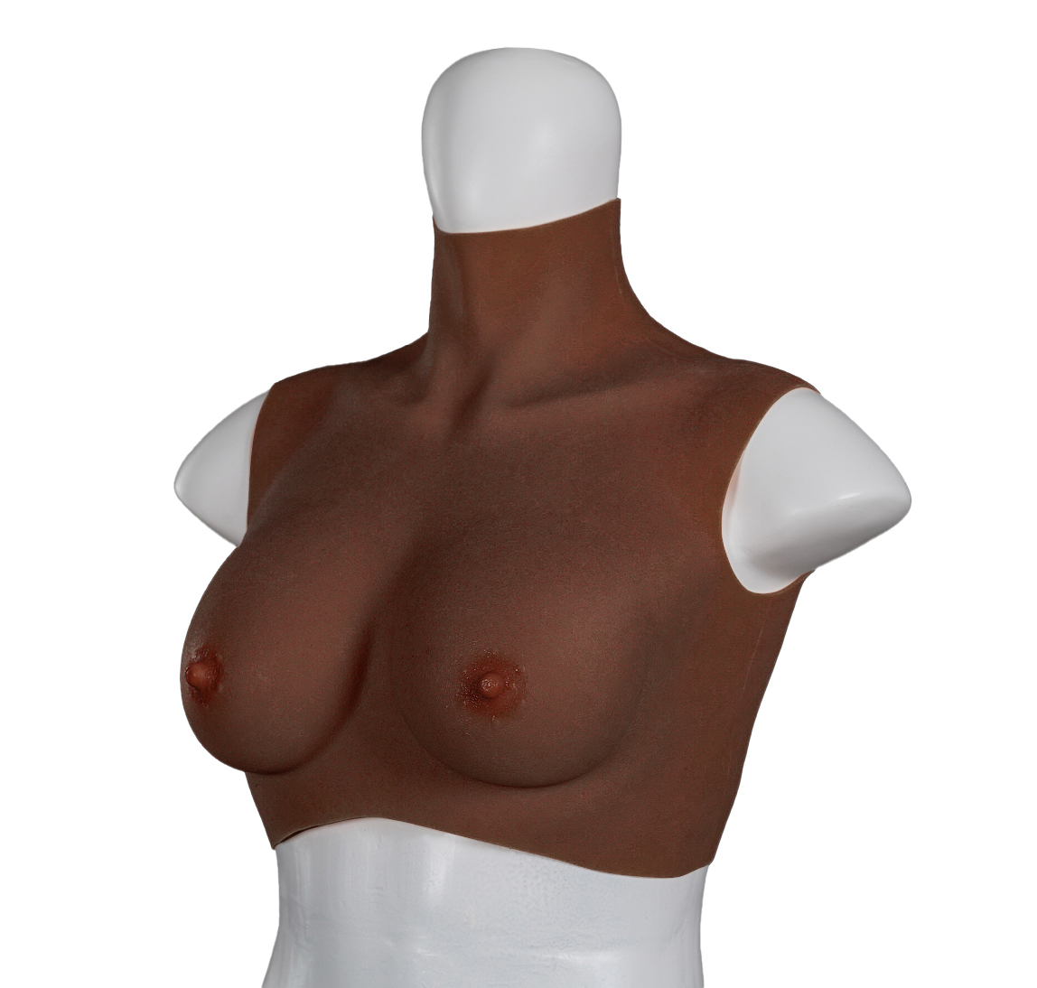 XX-DREAMSTOYS Ultra Realistic Breast Form black Size S (B-cup)