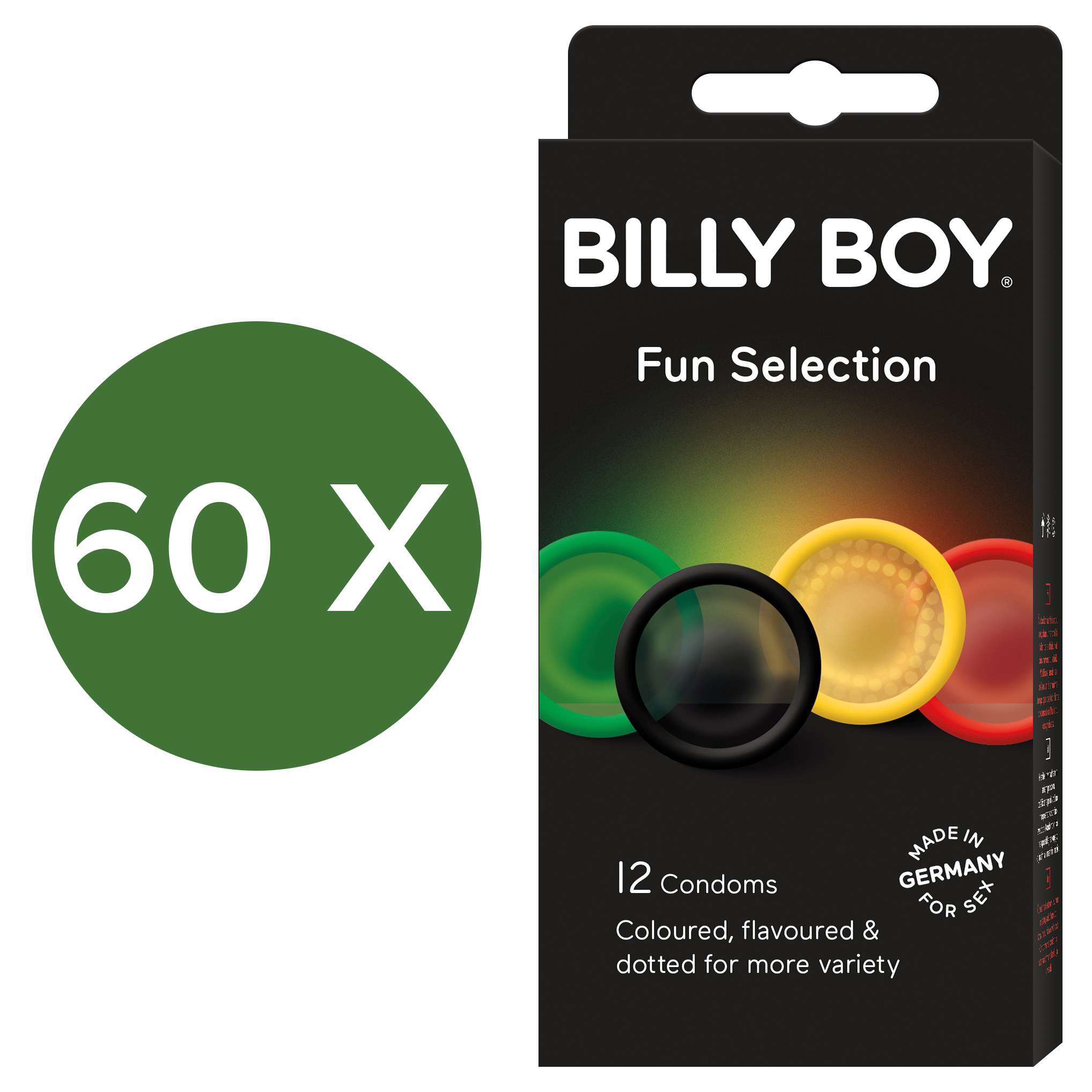 BILLY BOY FUN SELECTION 60 X 12 PCS (MHD 2029-01)