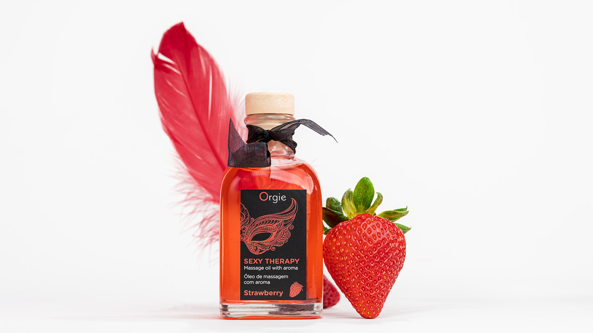 ORGIE Kissable Massage Set Strawberry