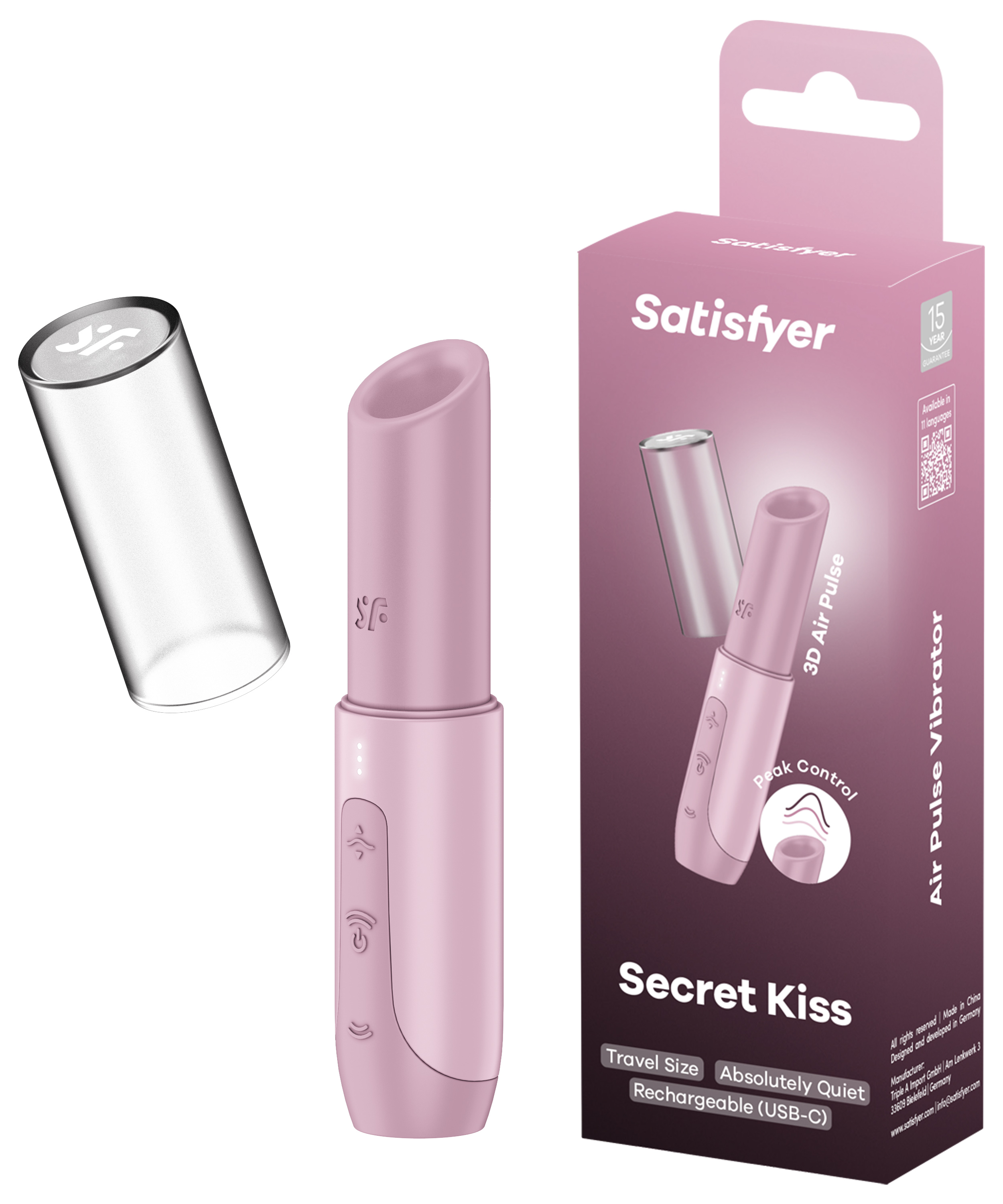 SATISFYER Pro 2 Secret Kiss old rose