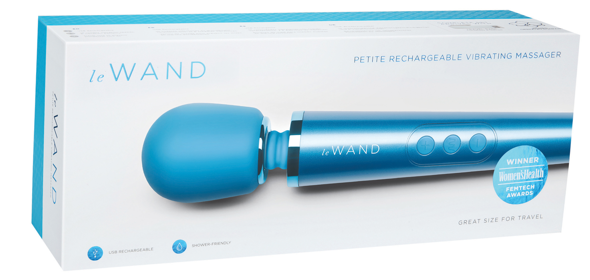 Le Wand Petite Blue rechargeable massager