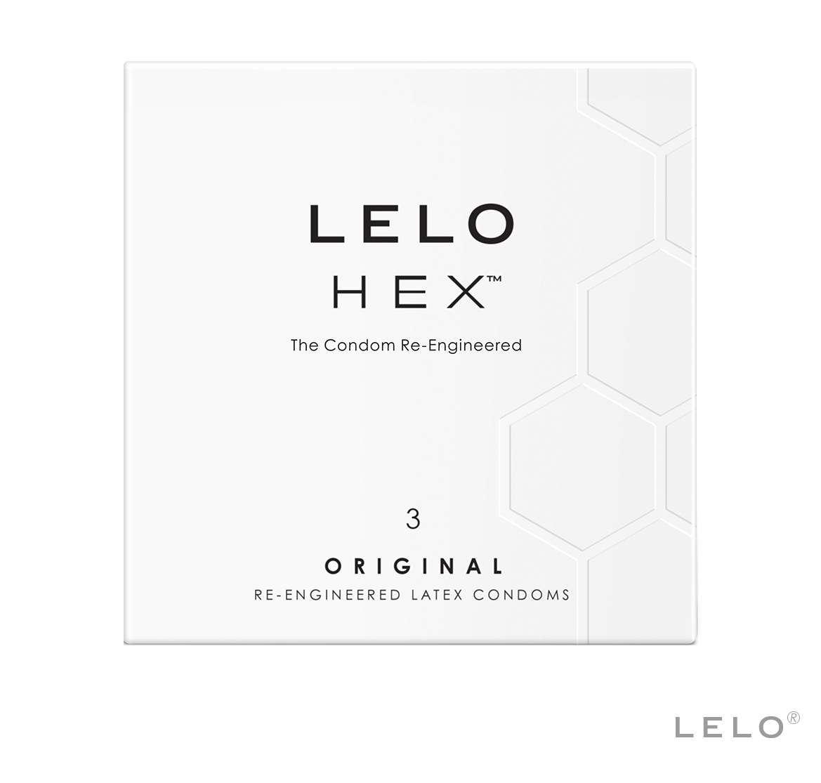 LELO HEX Condoms Original 3 Pack 