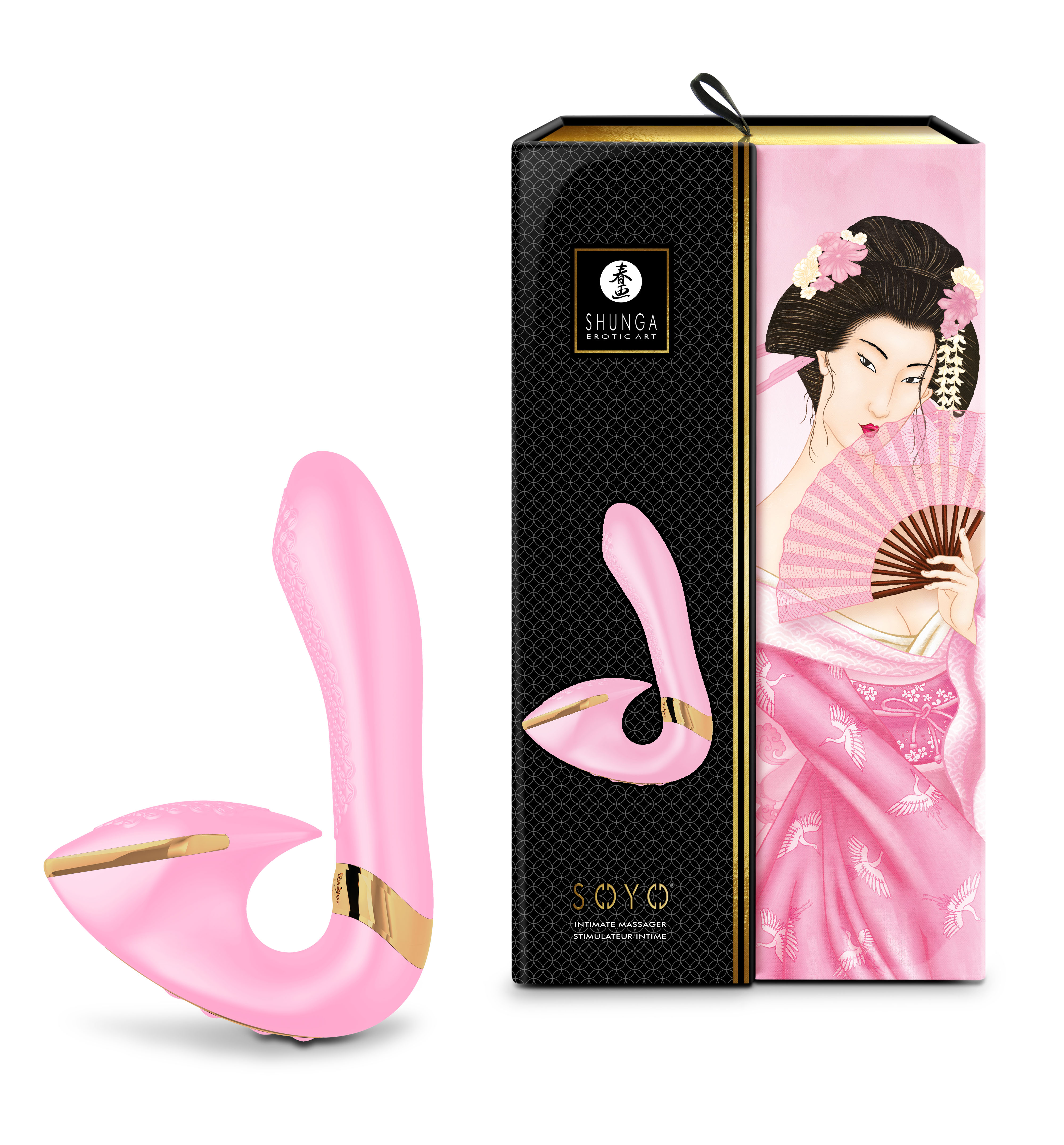 Shunga - SOYO - Intimate massager light-pink