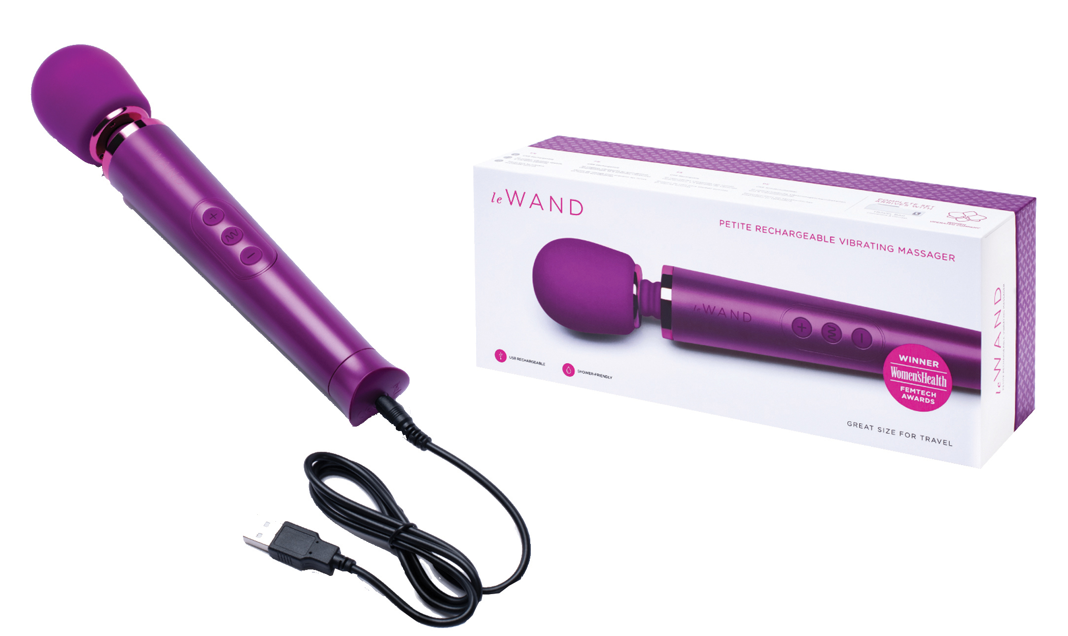 Le Wand Petite Cherry rechargeable massager