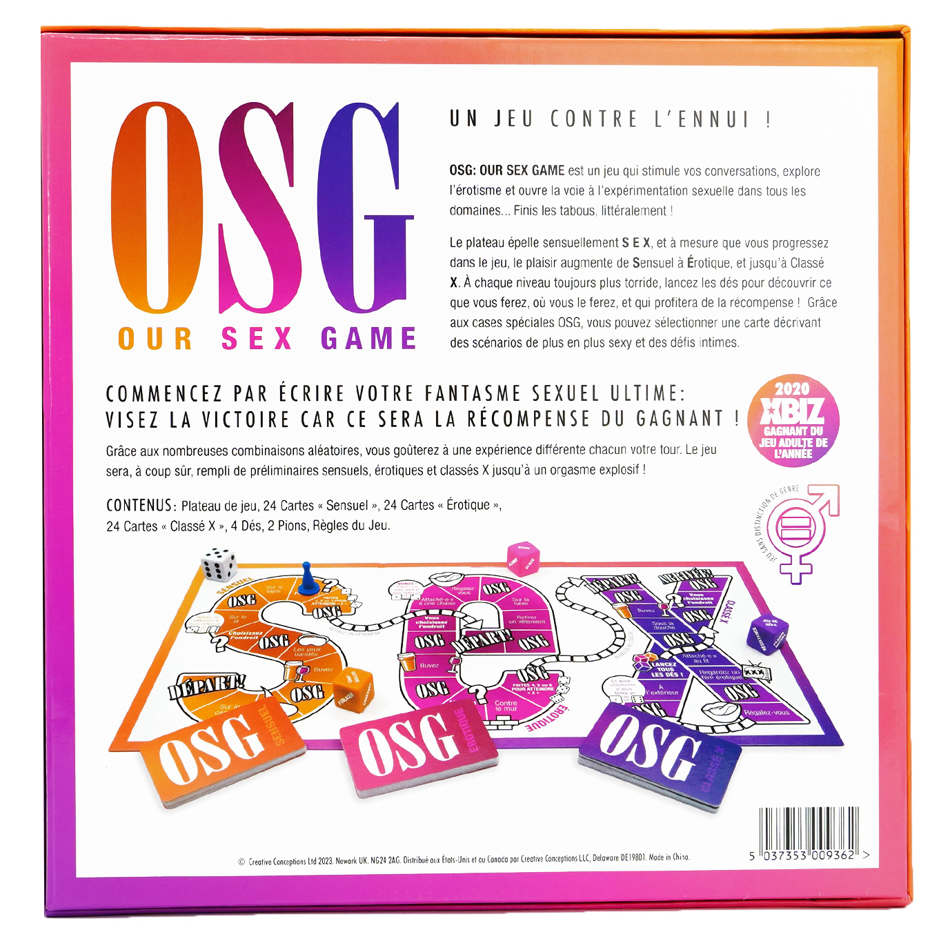 Erotikspiel OSG (fr. Version)