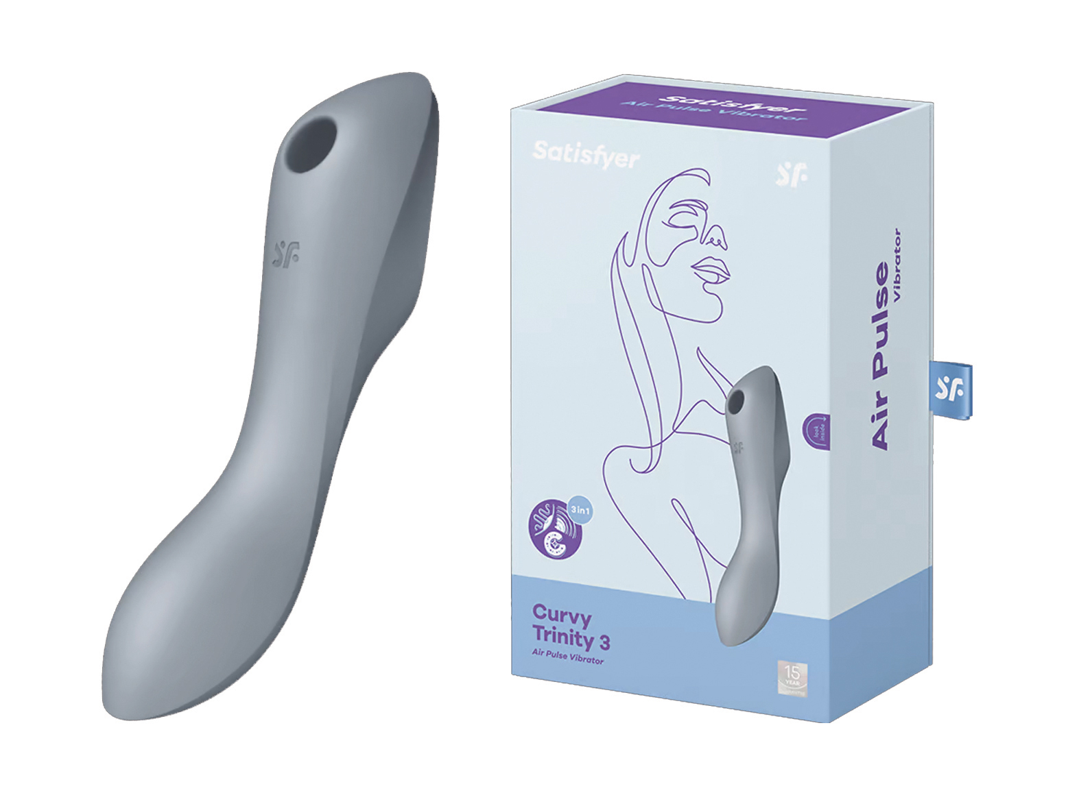 SATISFYER Curvy Trinity 3 bluegrey