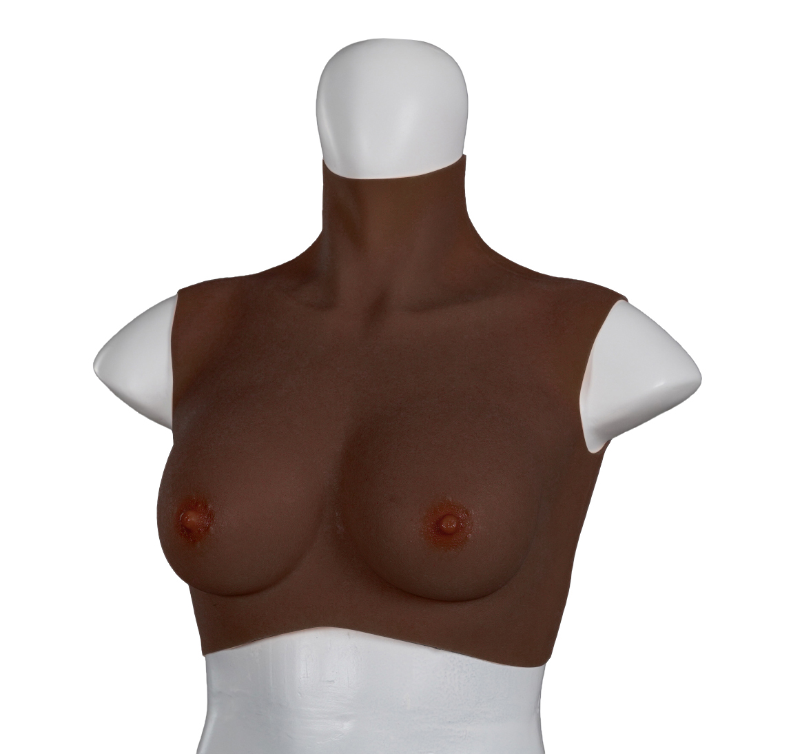 XX-DREAMSTOYS Ultra Realistic Breast Form black Size S (B-cup)