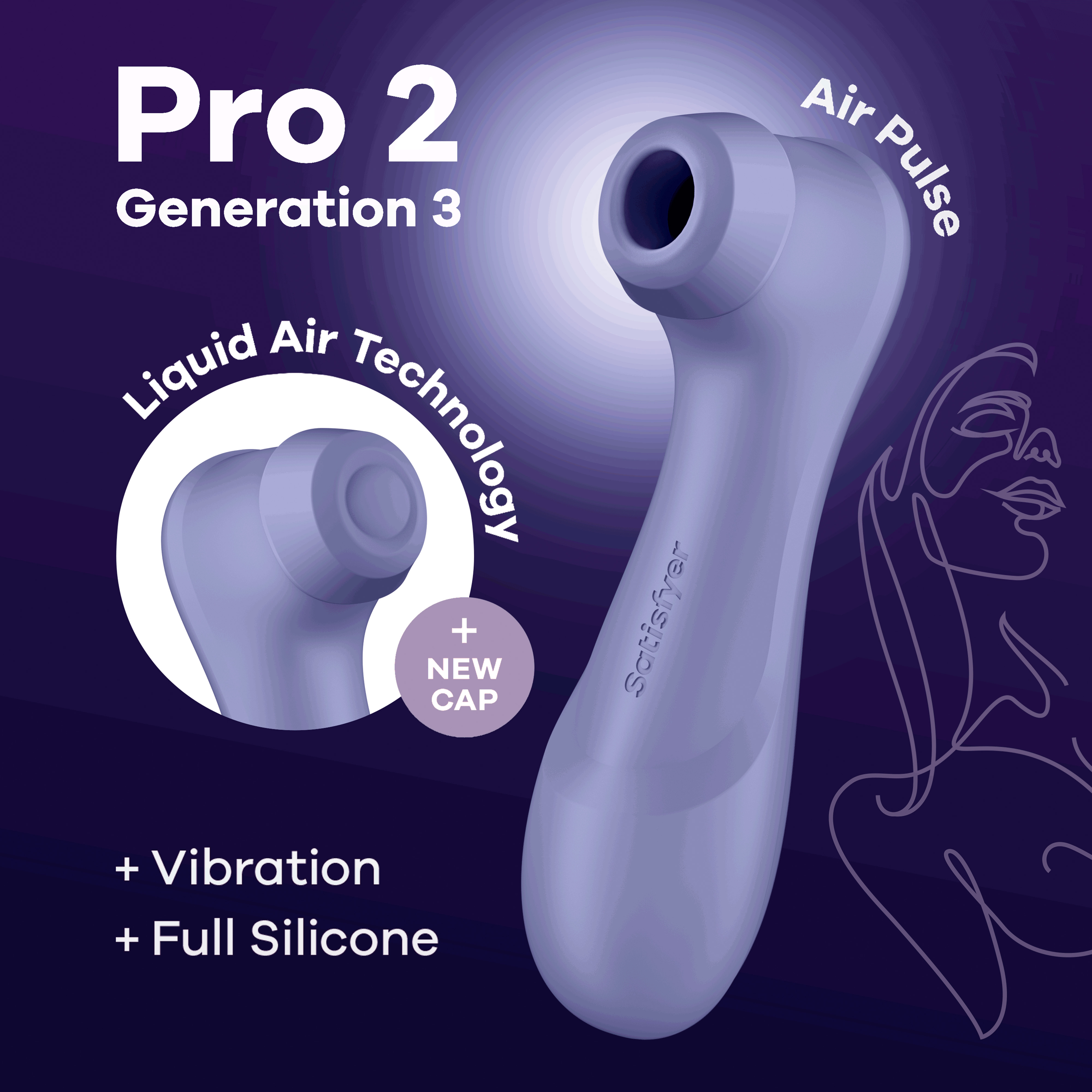 SATISFYER Pro 2 Generation 3 lilac