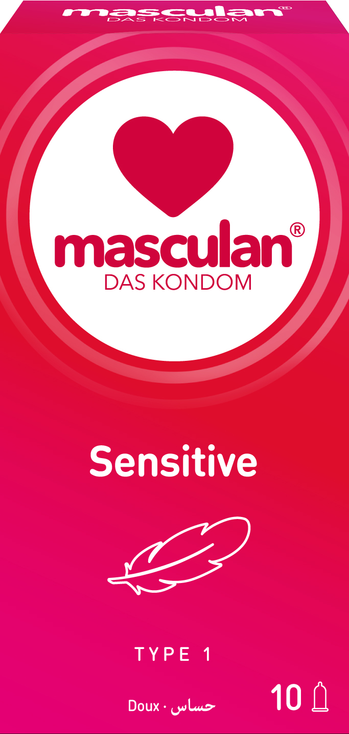 MASCULAN Sensitive 10 St. -NEW-