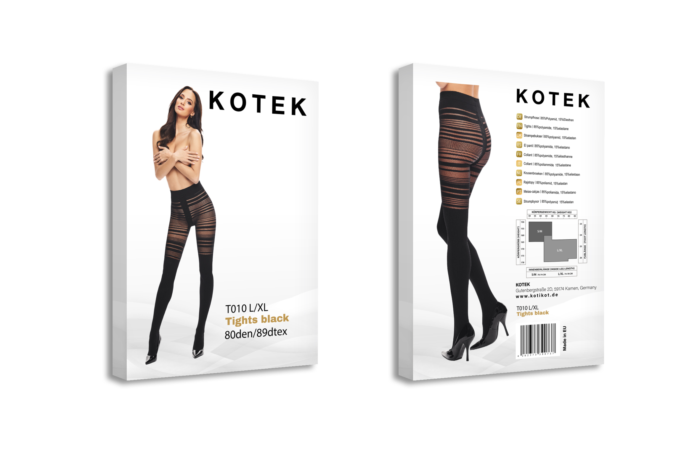 KOTEK Strumpfhose T010 schwarz L/XL