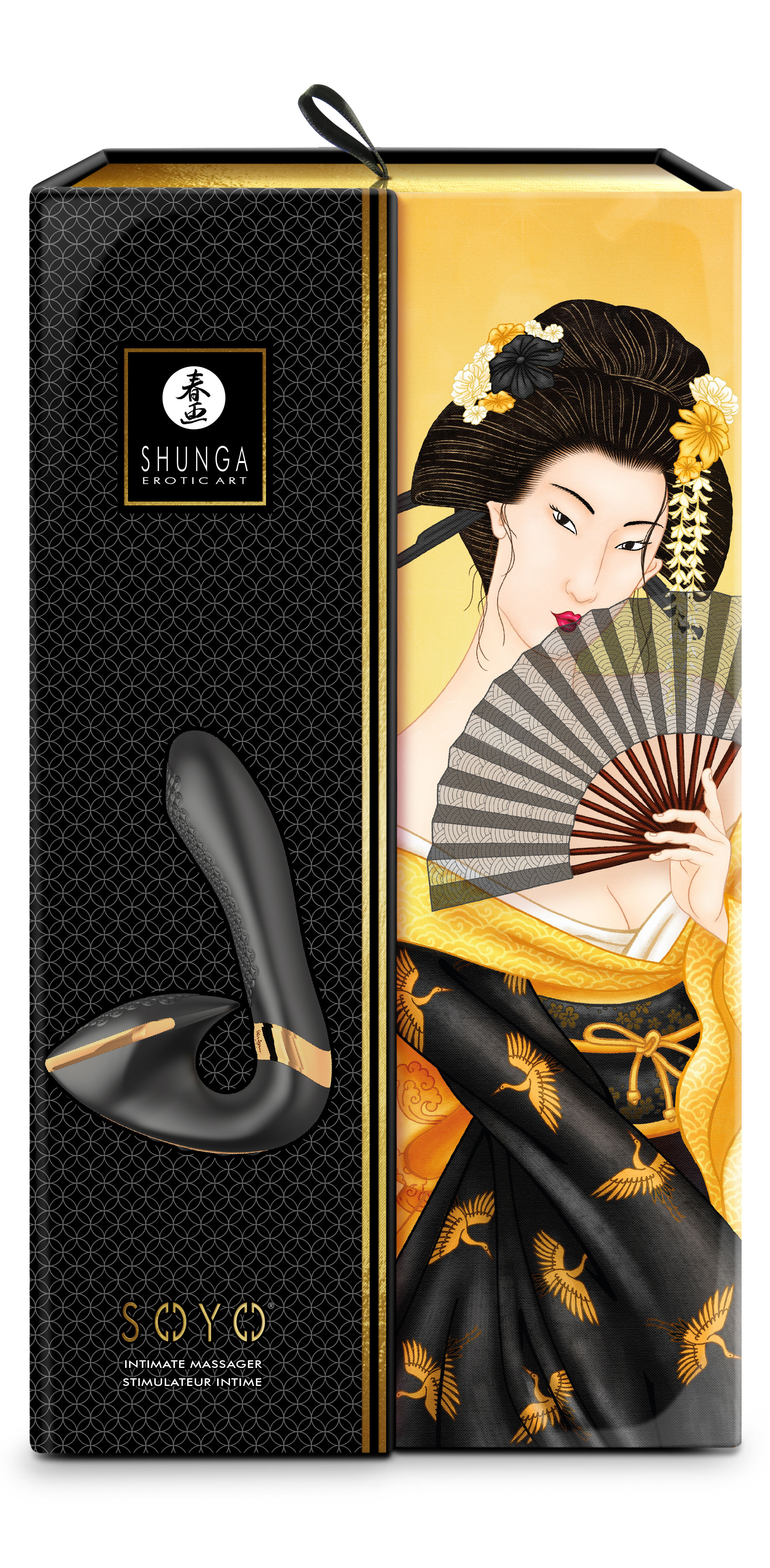 Shunga - SOYO - Intimate massager black