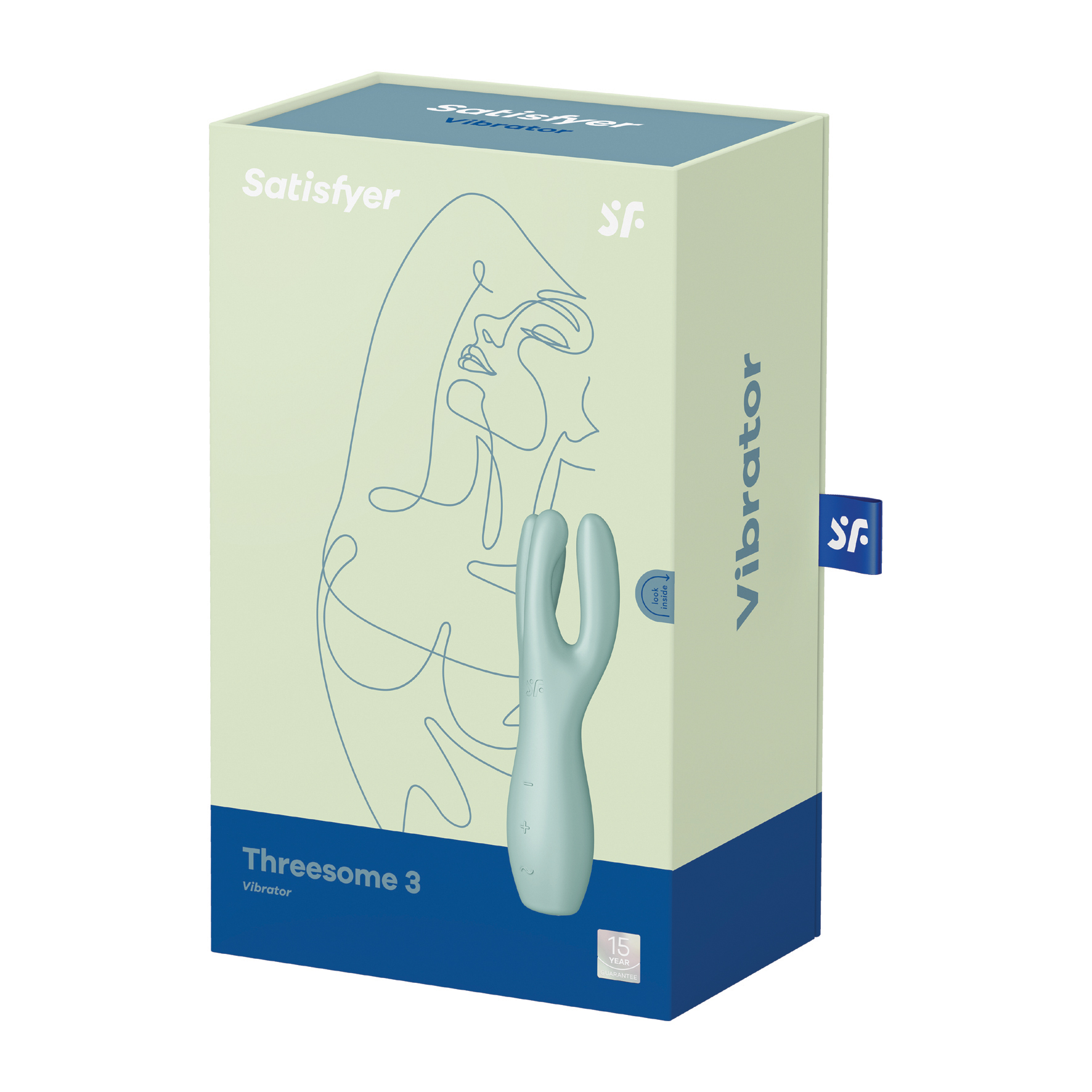 SATISFYER Vibrator Threesome 3 mint