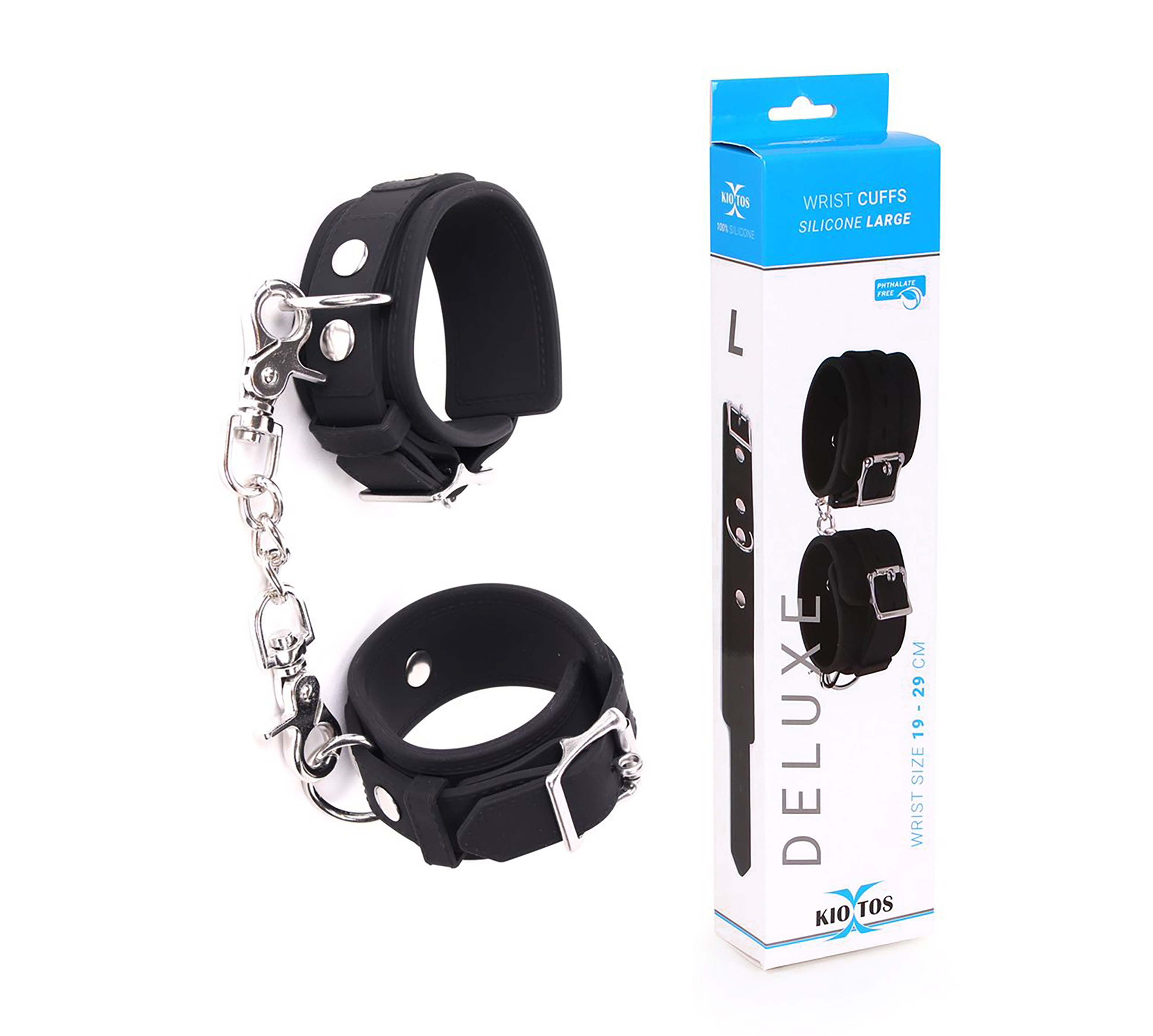 KIOTOS X Silicone Wrist Cuffs Deluxe Large