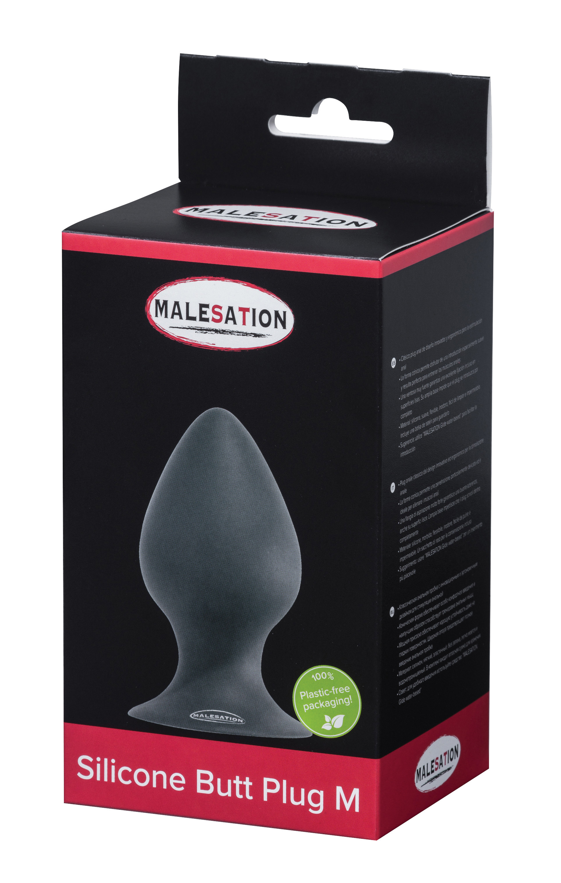 MALESATION Silicone Butt Plug M