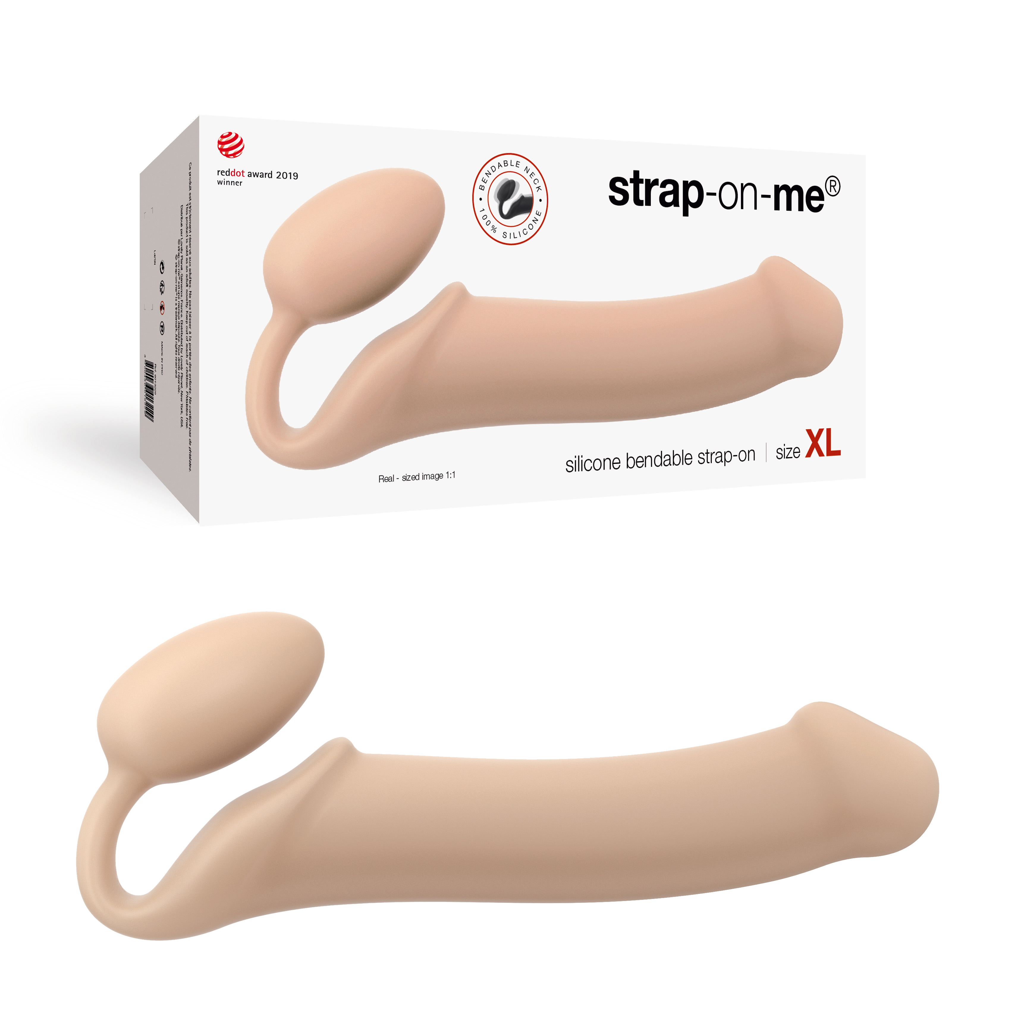 Strap-on-me Bendable Strap-on flesh XL