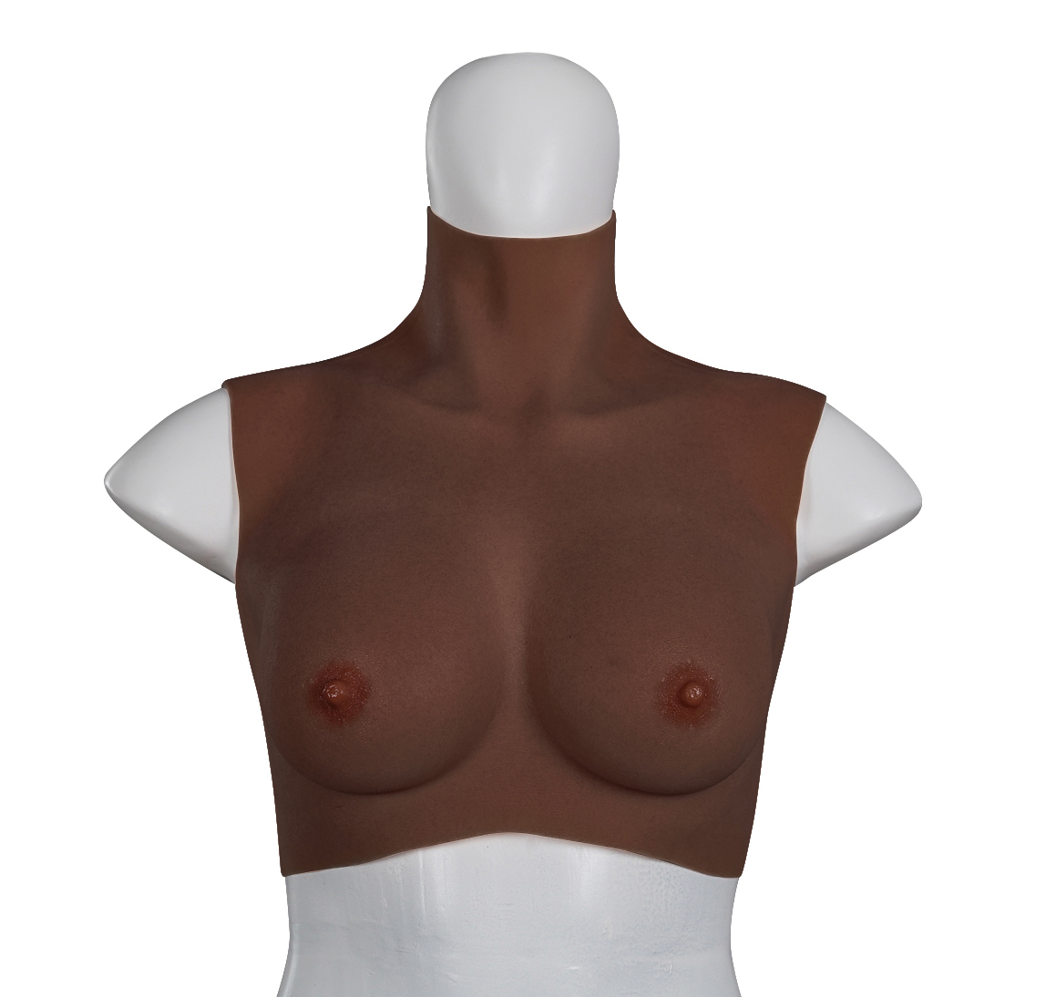 XX-DREAMSTOYS Ultra Realistic Breast Form black Size S (B-cup)