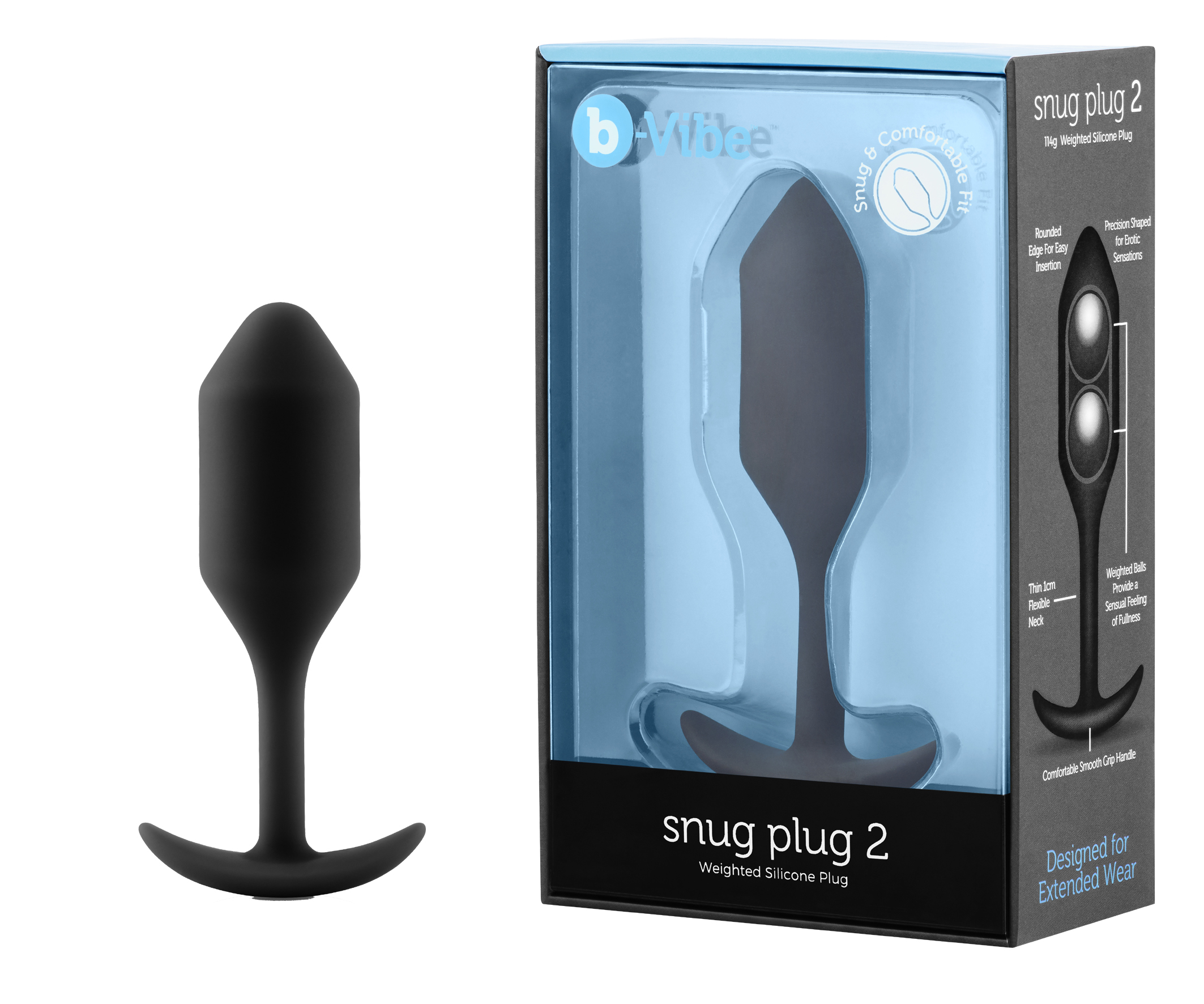 b-Vibe Snug Plug 2 Black